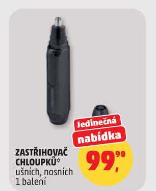 ZASTŘIHOVAČ CHLOUPKŮ, 1 balení