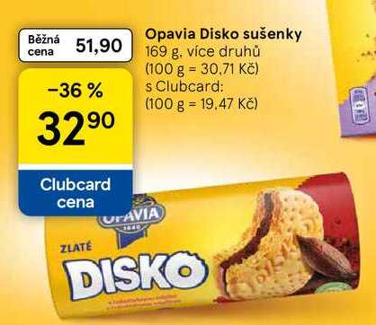 Opavia Disko sušenky, 169 g, více druhů  