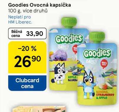 Goodies Ovocná kapsička, 100 g, více druhů