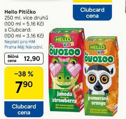 Hello Pitíčko, 250 ml, více druhů  