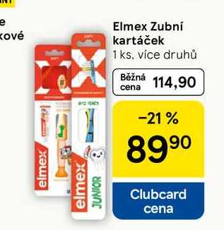 Elmex Zubní kartáček, 1 ks, více druhů Tesco