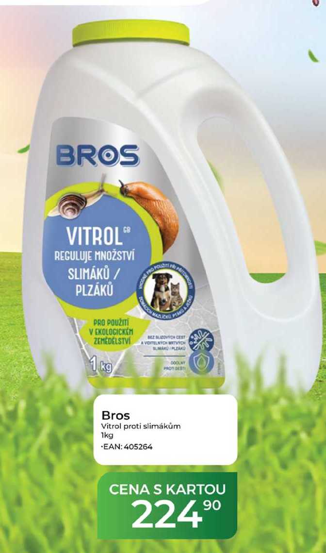 Bros Vitrol proti slimákům 1kg Tamda Foods