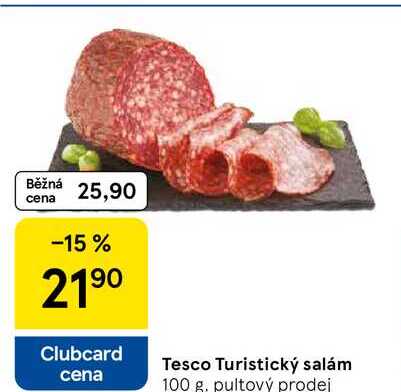 Tesco Turistický salám, 100 g