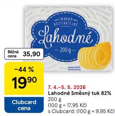 Lahodné Směsný tuk 82%, 200 g