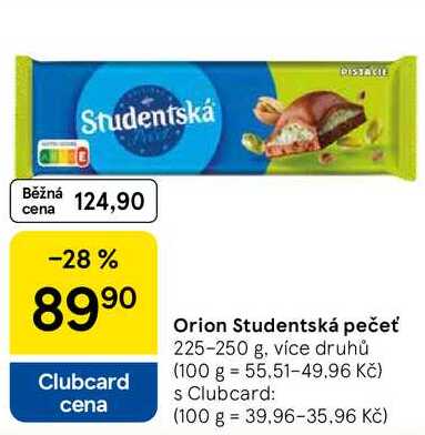 Orion Studentská pečeť, 225-250 g, více druhů 