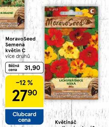 MoravoSeed Semena květin C, více druhů  