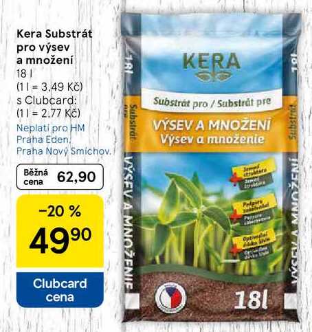 Kera Substrát pro výsev a množení, 18 l