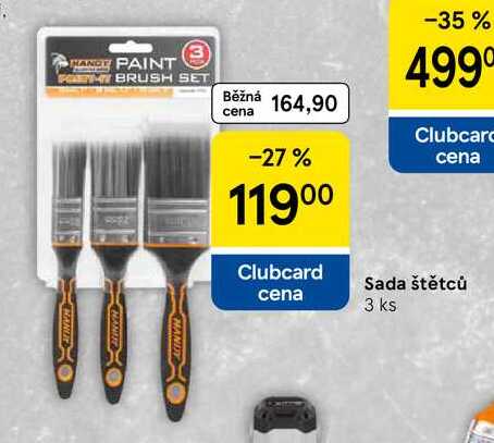 Sada štětců, 3 ks 