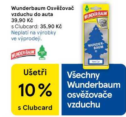 Wunderbaum Osvěžovač vzduchu do auta