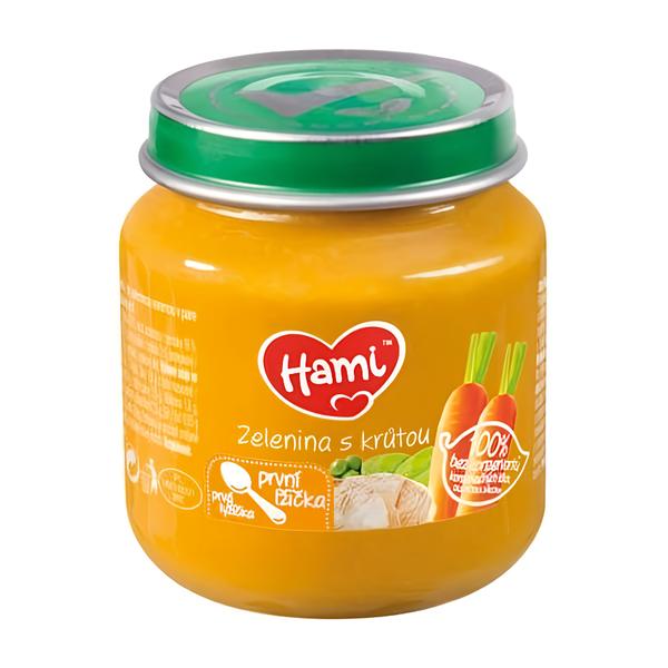 Hami Zelenina s krůtou - První lžička 4m+ Košík.cz