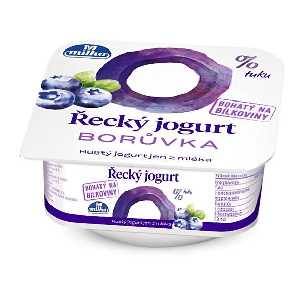 Milko Řecký jogurt 0% borůvka