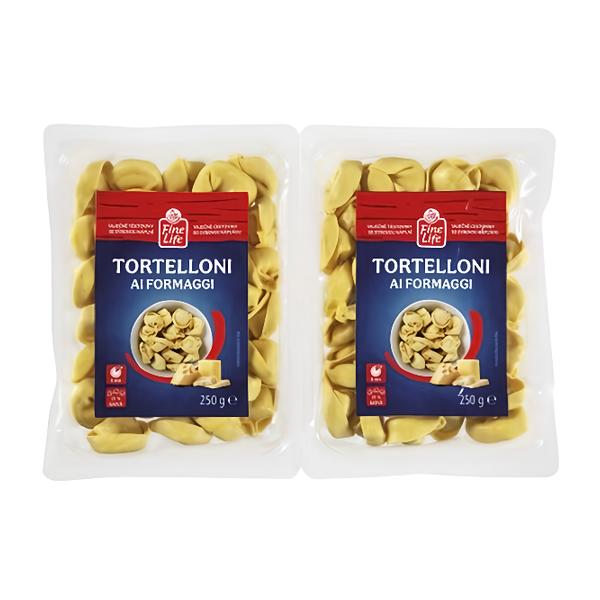 Fine Life Tortellini se sýrem 2 x 250 g