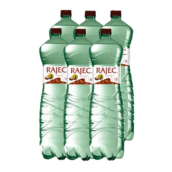 Rajec Pramenitá voda Kaštan jemně sycená 6x1,5l