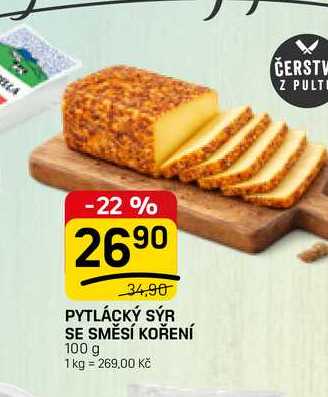PYTLÁCKÝ SÝR SE SMĚSÍ KOŘENÍ 100 g
