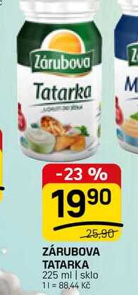 ZÁRUBOVA TATARKA 225 ml