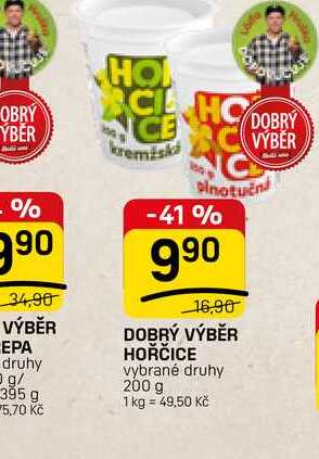 DOBRÝ VÝBĚR HOŘČICE vybrané druhy 200 g 