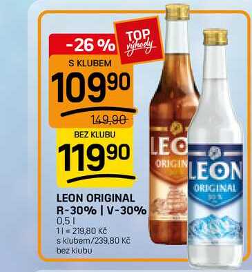 LEON ORIGINAL R-30% V-30% 0,5l