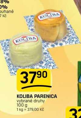 KOLIBA PARENICA vybrané druhy 100 g
