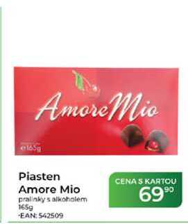 Piasten Amore Mio pralinky s alkoholem