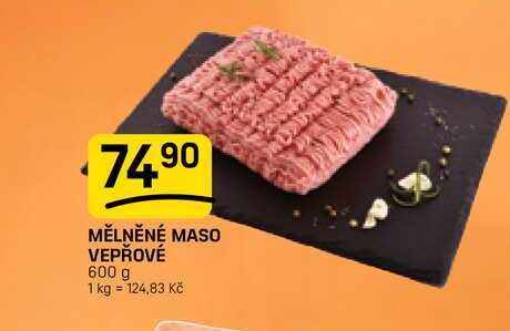 MĚLNĚNÉ MASO VEPŘOVÉ 600 g