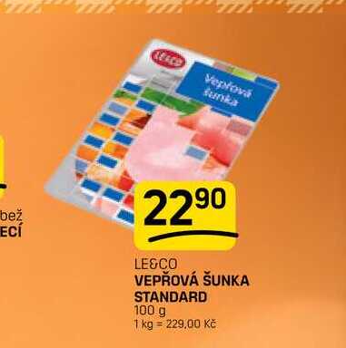 VEPŘOVÁ ŠUNKA STANDARD 100 g