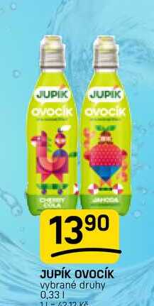 JUPÍK OVOCÍK vybrané druhy 0,33l FLOP