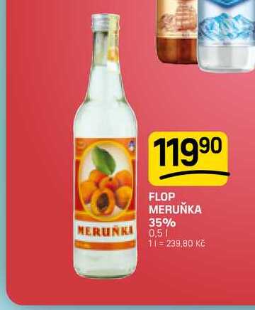 FLOP MERUŇKA 35% MERUNKA 0,5l
