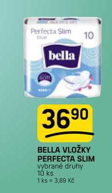 BELLA VLOŽKY PERFECTA SLIM vybrané druhy 10 ks FLOP