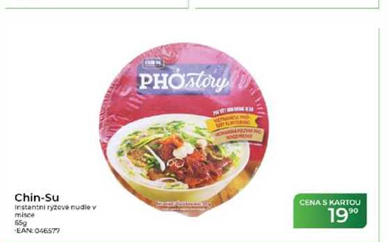 Chin-Su Instantní rýýové nudle v misce 65g 