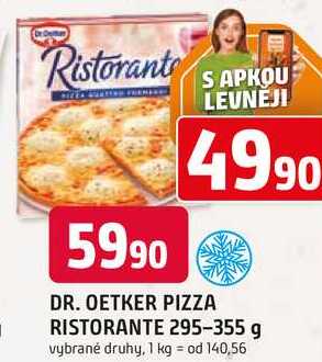 DR. OETKER PIZZA RISTORANTE 295-355 g