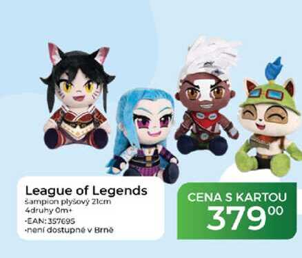 League of Legends šampion plyšový 21cm Tamda Foods