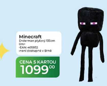 Minecraft Enderman plyšový 135cm Tamda Foods