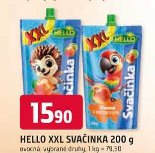 HELLO XXL SVAČINKA 200 g Trefa