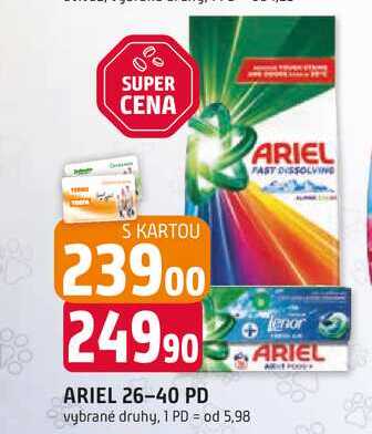 ARIEL 26-40 PD vybrané druhy Trefa