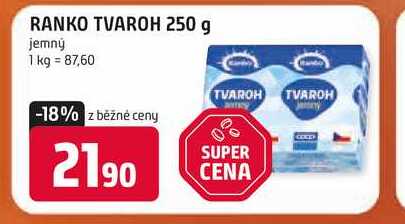 RANKO TVAROH 250 g jemný