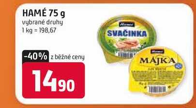 HAMÉ 75 g vybrané druhy