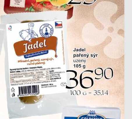 Jadel pařený sýr uzený 105 g