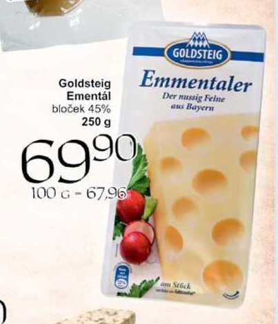 Goldsteig Ementál bloček 45% 250 g 