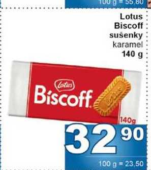 Lotus Biscoff sušenky karamel 140 g 