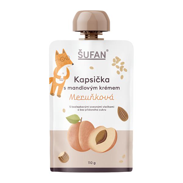 Šufan Kapsička s mandlovým krémem meruňková