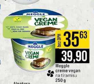 Meggle creme vegan na tiramisu 250 g