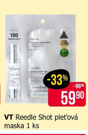  VT Reedle Shot pleťová maska 1 ks 