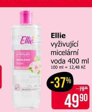 Ellie vyživující micelární voda 400 ml Teta drogerie