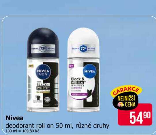 Nivea deodorant roll on 50 ml Teta drogerie