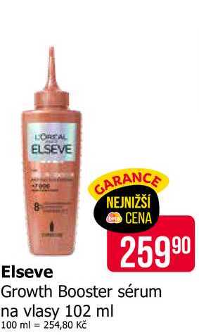 Elseve Growth Booster sérum na vlasy 102 ml Teta drogerie