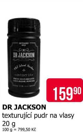 DR JACKSON texturující pudr na vlasy 20 g Teta drogerie