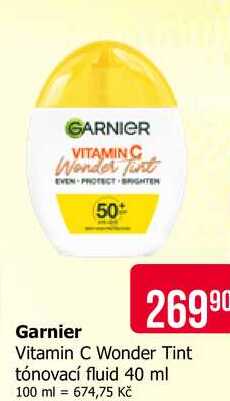 Garnier Vitamin C Wonder Tint tónovací fluid 40 ml Teta drogerie