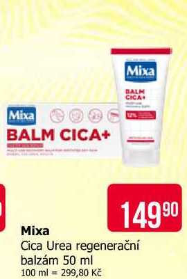 Mixa Cica Urea regenerační balzám 50 ml Teta drogerie