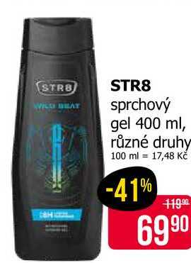 STR8 sprchový gel, vybrané druhy 400ml Teta drogerie