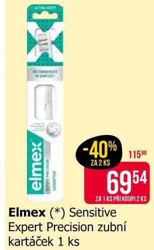 Elmex Sensitive Expert Precision zubní kartáček 1 ks Teta drogerie